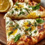 Zesty Lemon Mozzarella Pizza